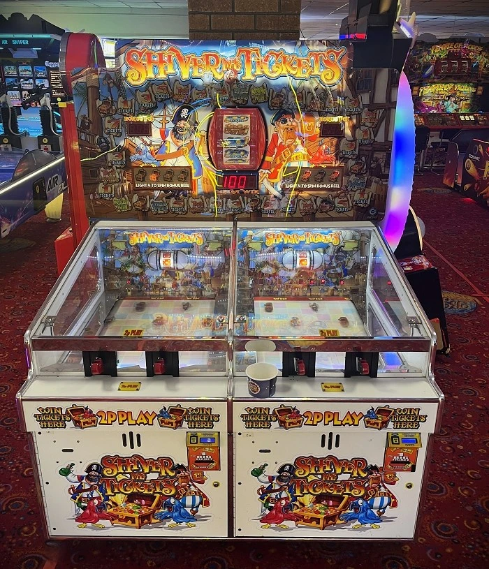 shiver me tickets arcade roll down game