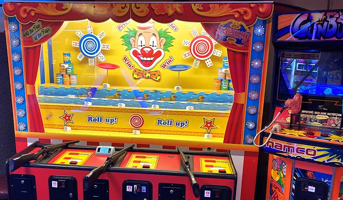 side show ticket prize machine