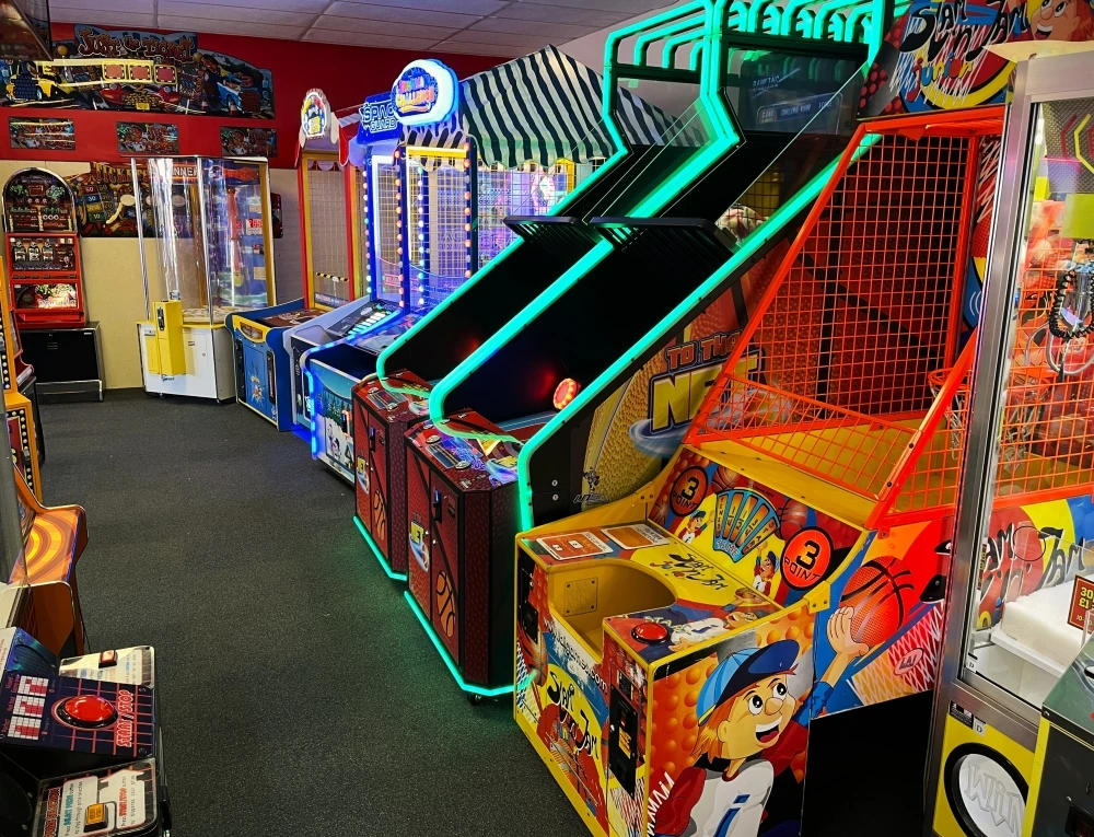 slam-n-jam basketball arcade game