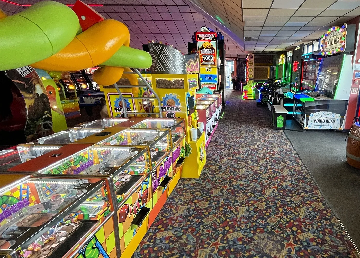 snakes n ladders coin pusher