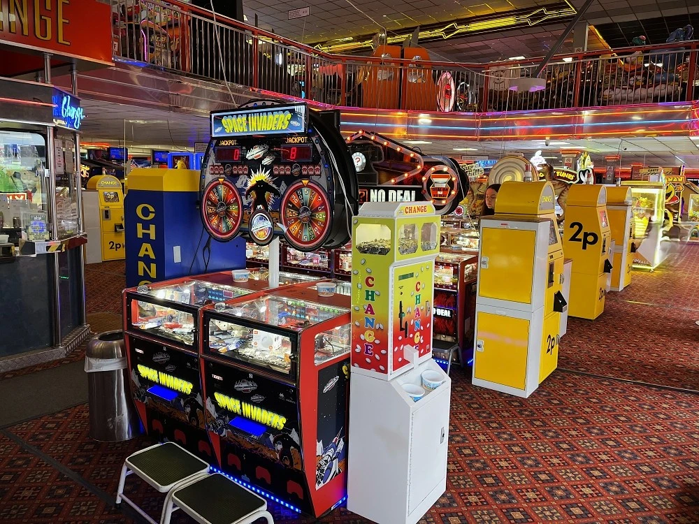 space invaders ticket coin pushers