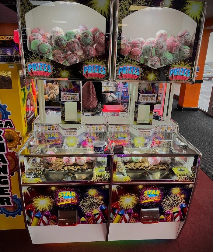 star burst coin pusher