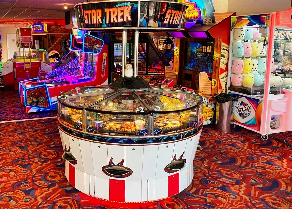 star trek arcade coin pusher