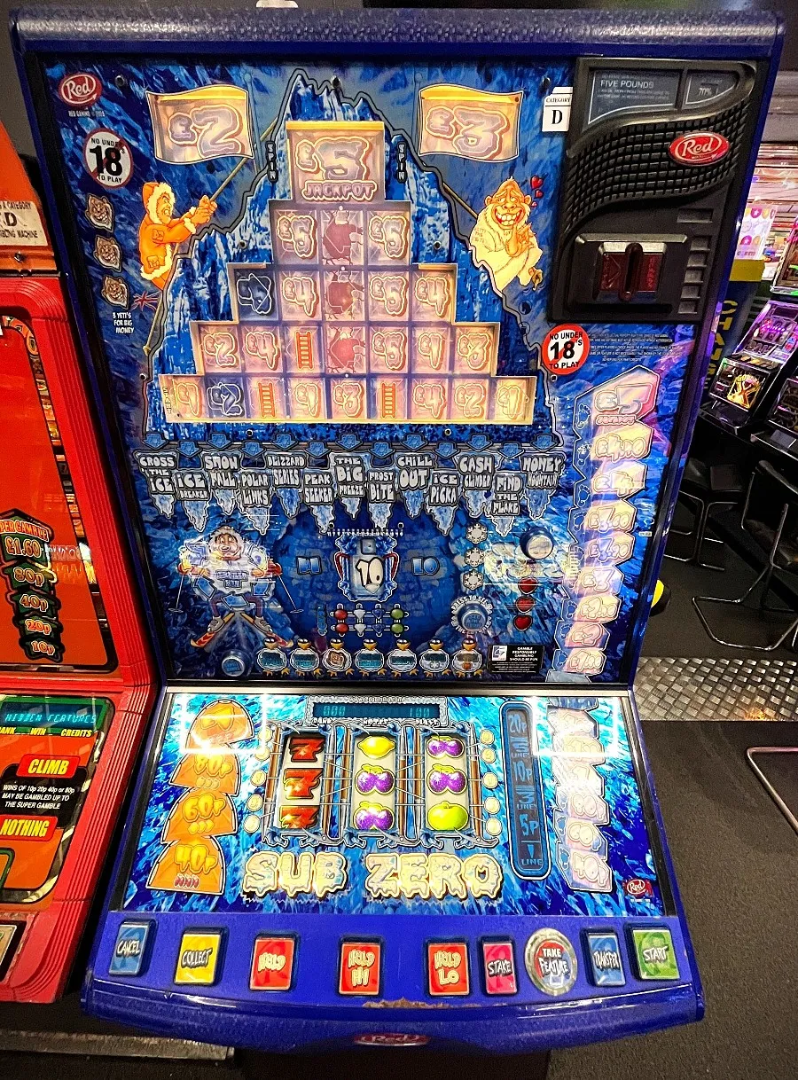 sub zero fruit machine by red gaming