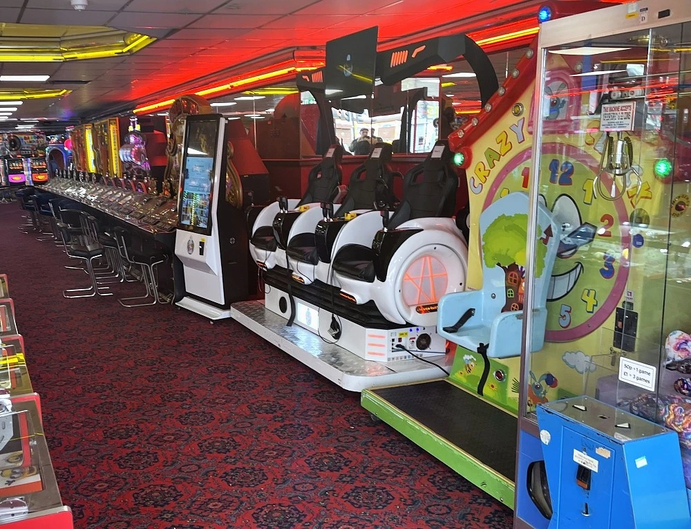 three player VR arcade game