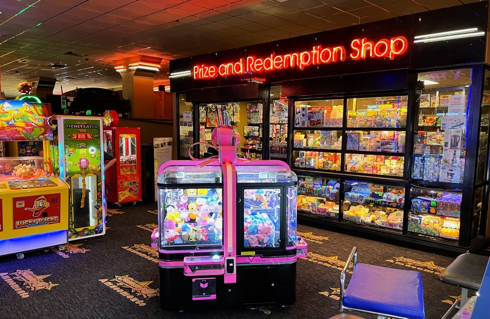 ticket redemption prize shop