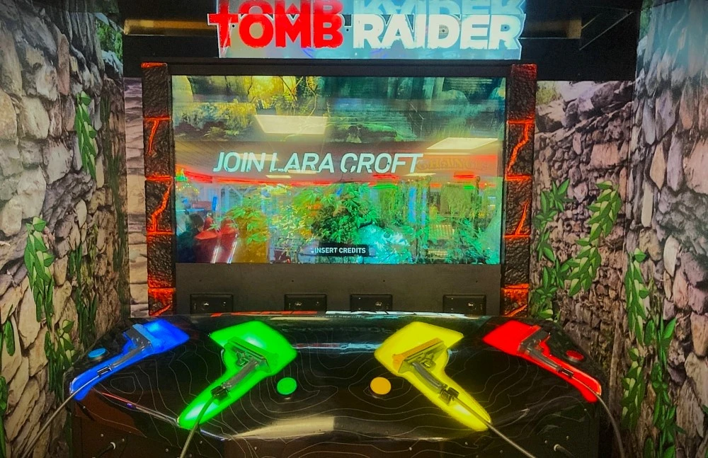 tomb raider classic arcade machine