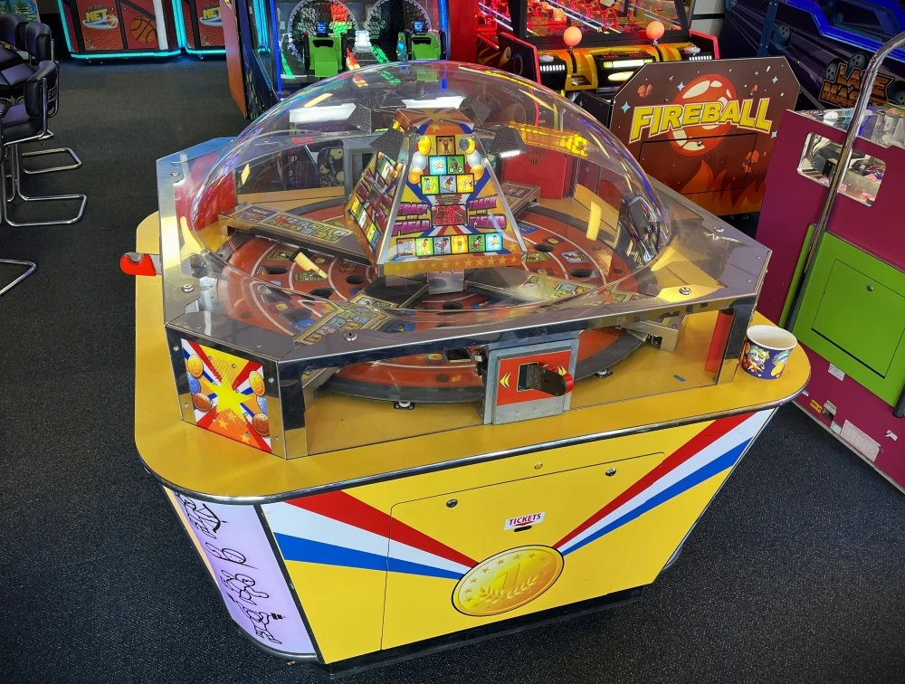 track and field arcade game