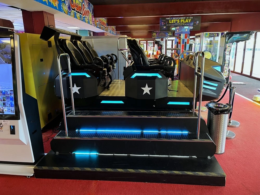 vr rollercoaster simulator arcade game