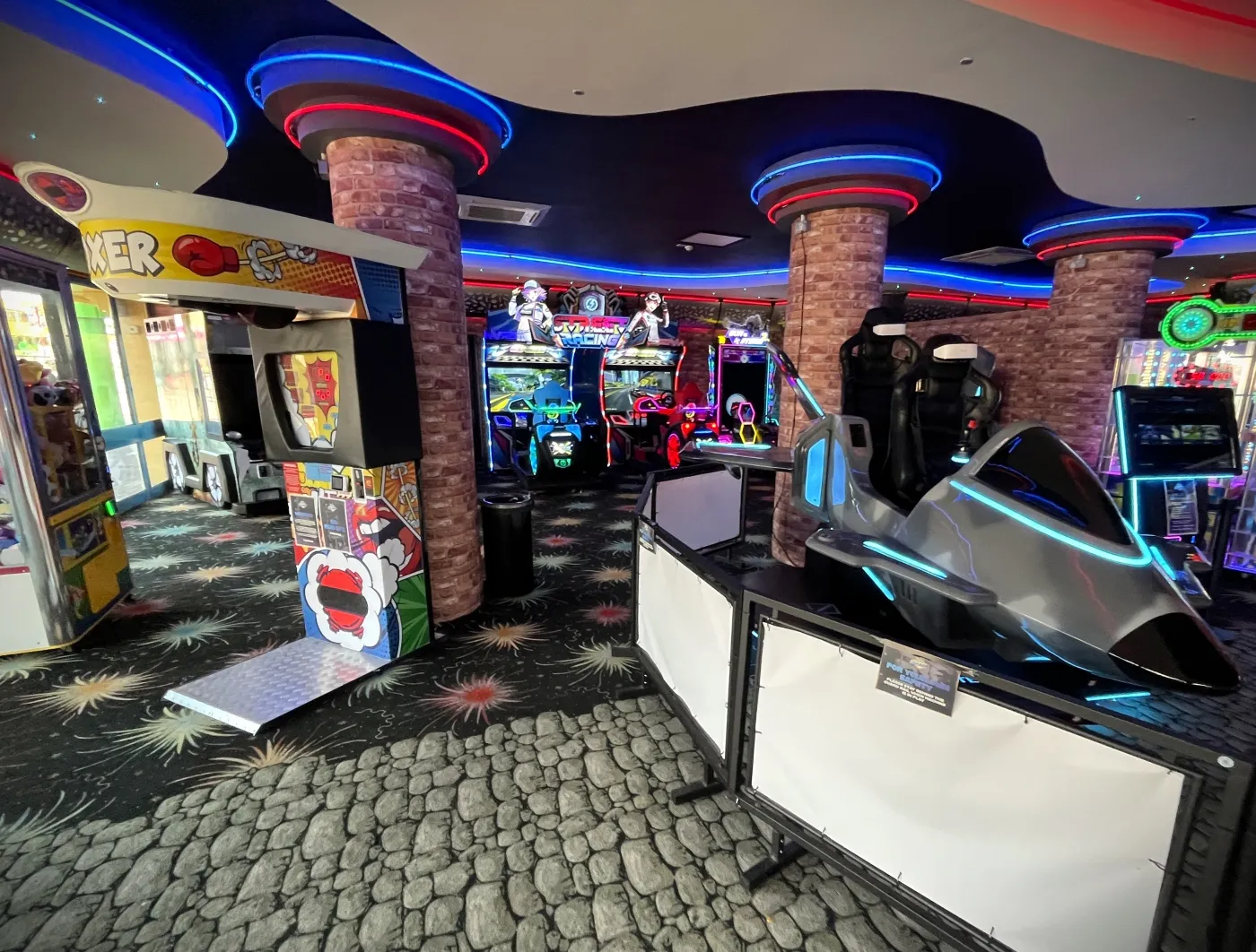 vr super fighter arcade simulator game