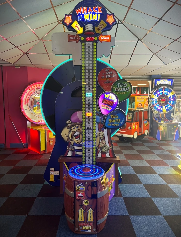 whack-n-win high striker arcade game