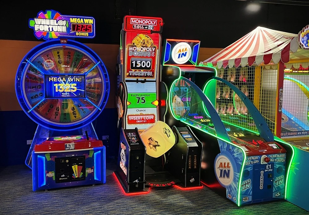 wheel of fortune arcade machine