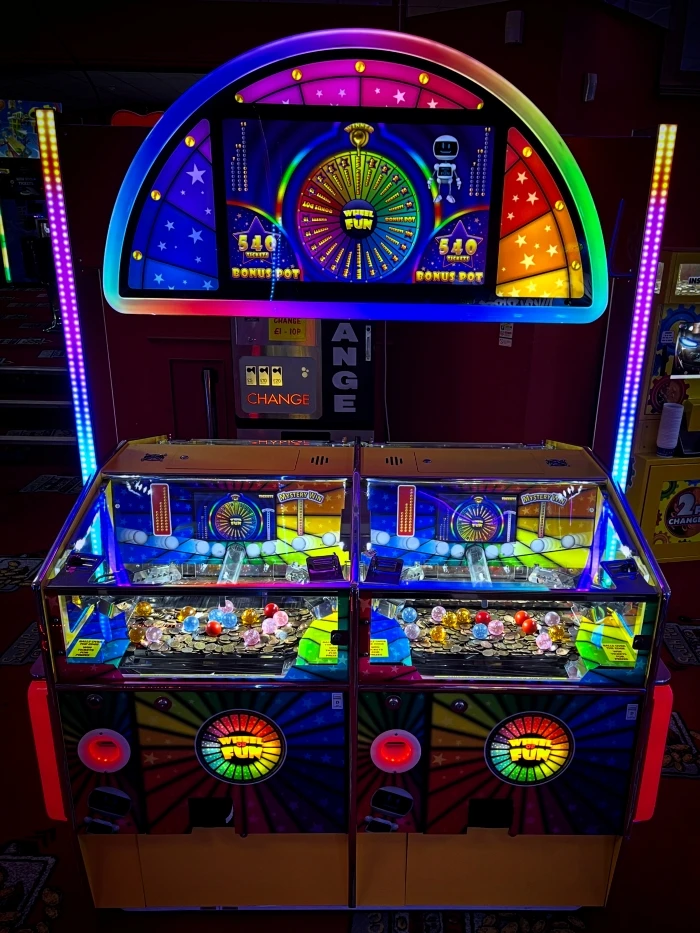 wheel of fun coin pusher