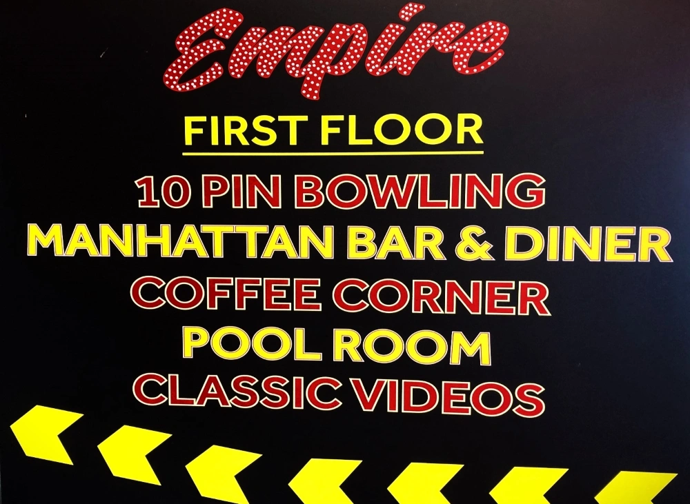 empire first floor sign