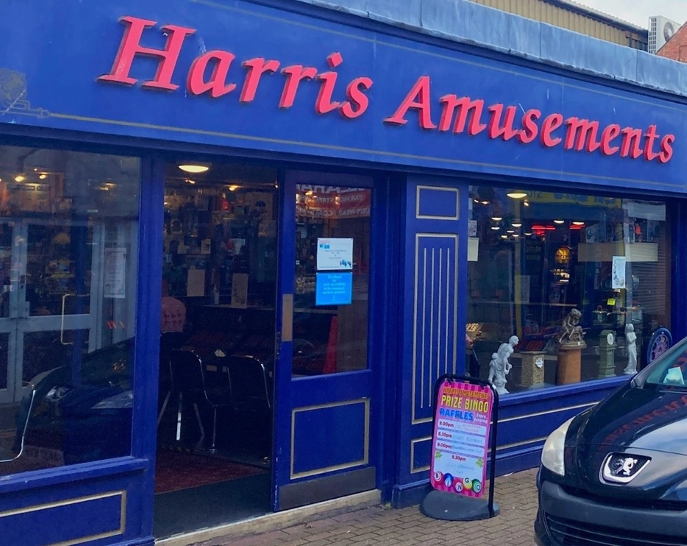 harris amusements bingo entrance