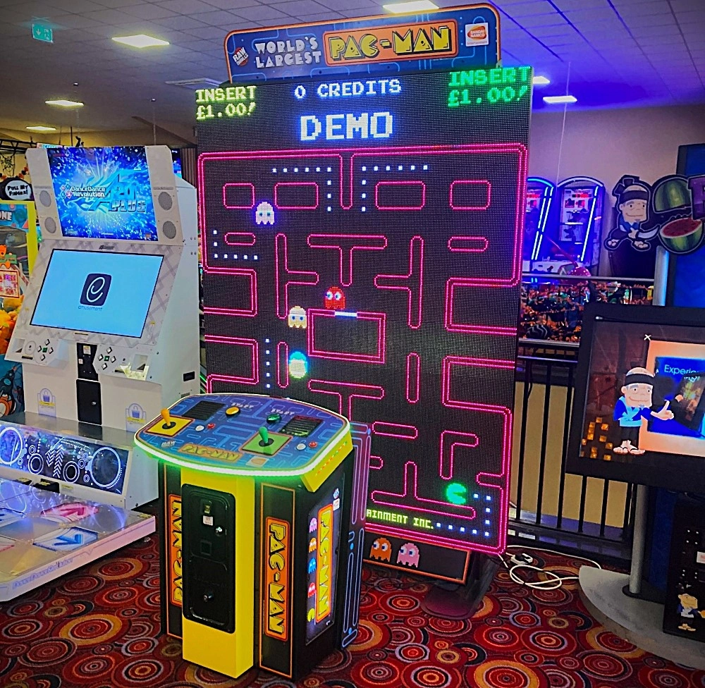 pac man raw thrills arcade machine