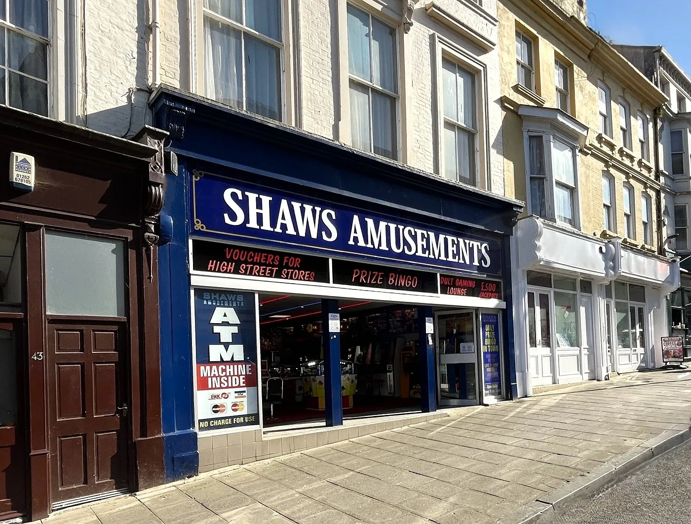 shaws amusement arcade in scarborough