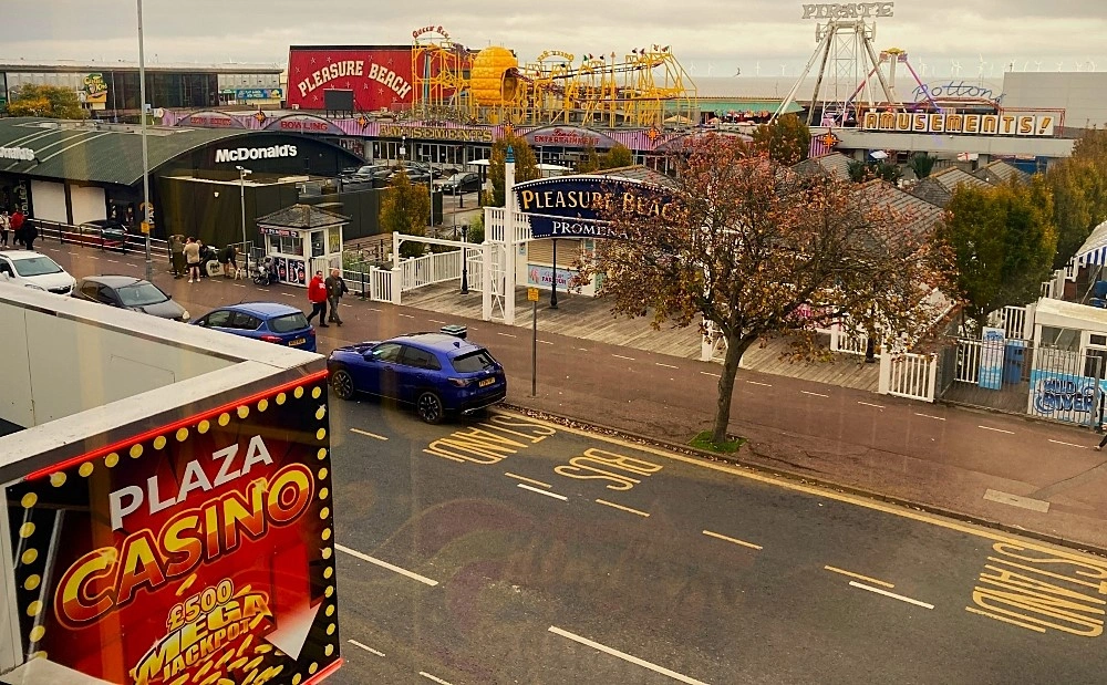 skegness pleasure beach view