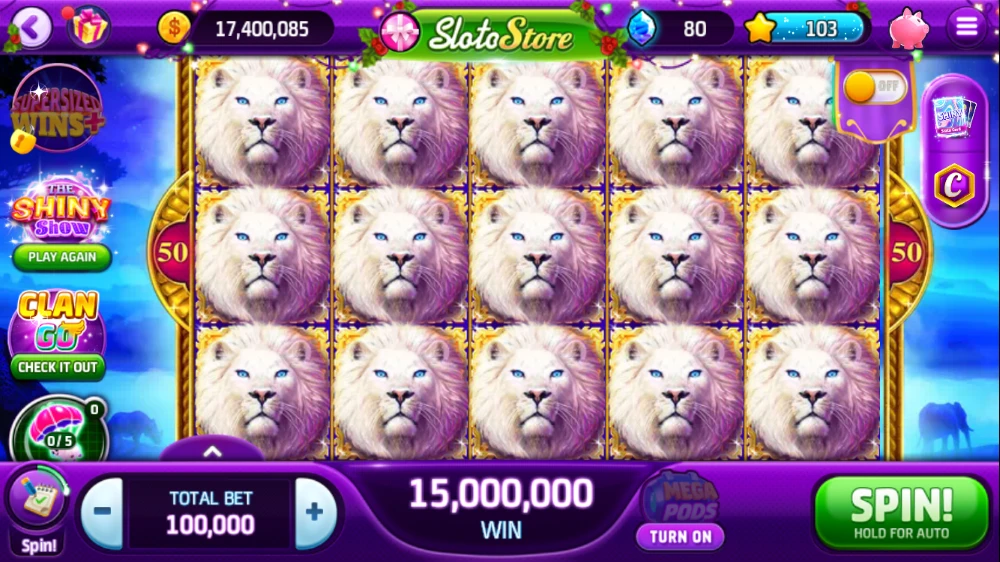 slotomania silver lion game