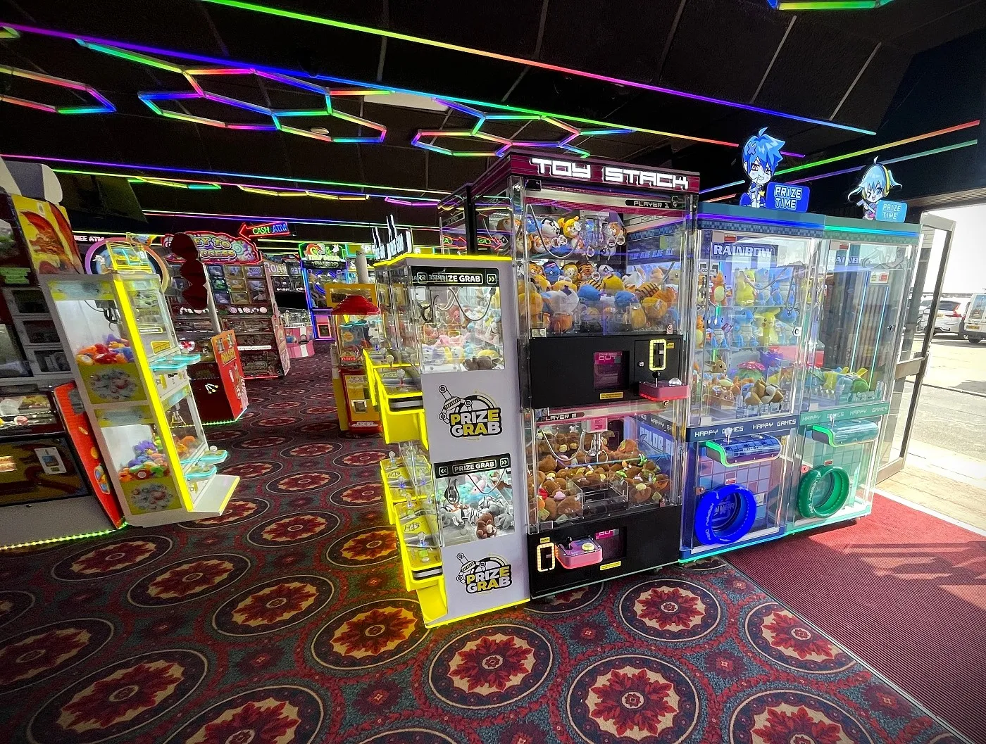 toy stack and other mini claw machines