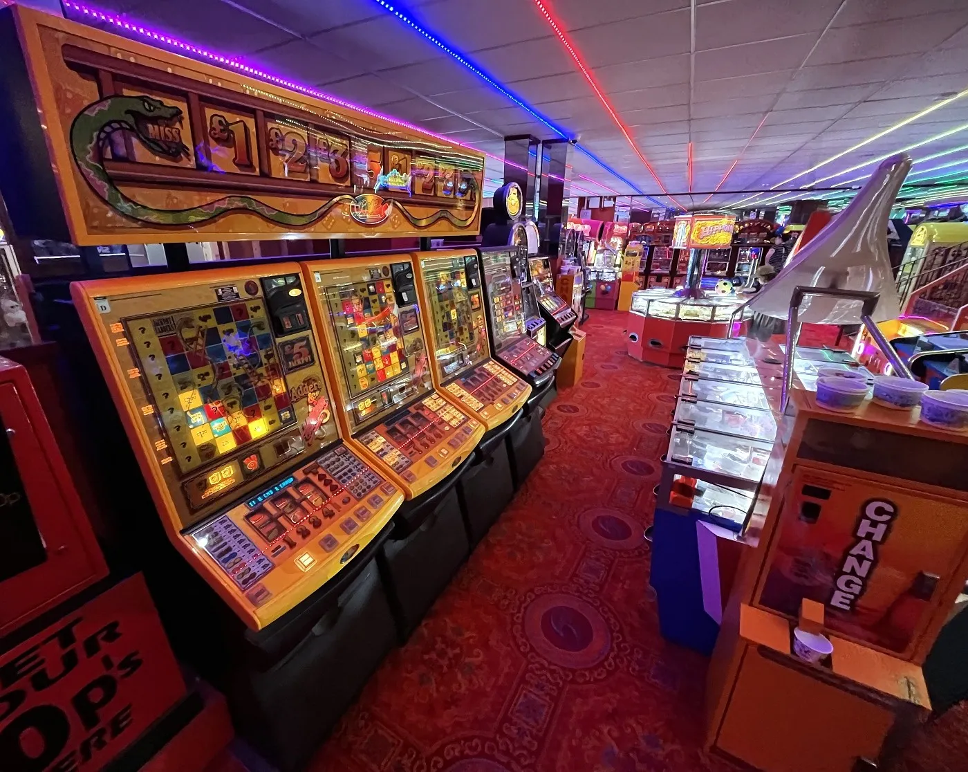 adders and ladders fruit machines with top box