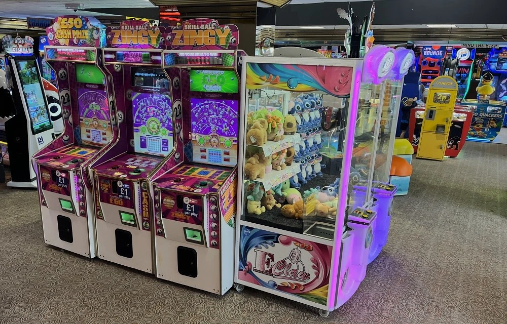 skill ball zingy bingo arcade game