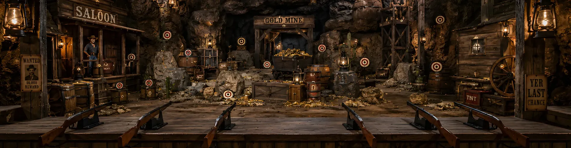 wild west arcade shooting gallery