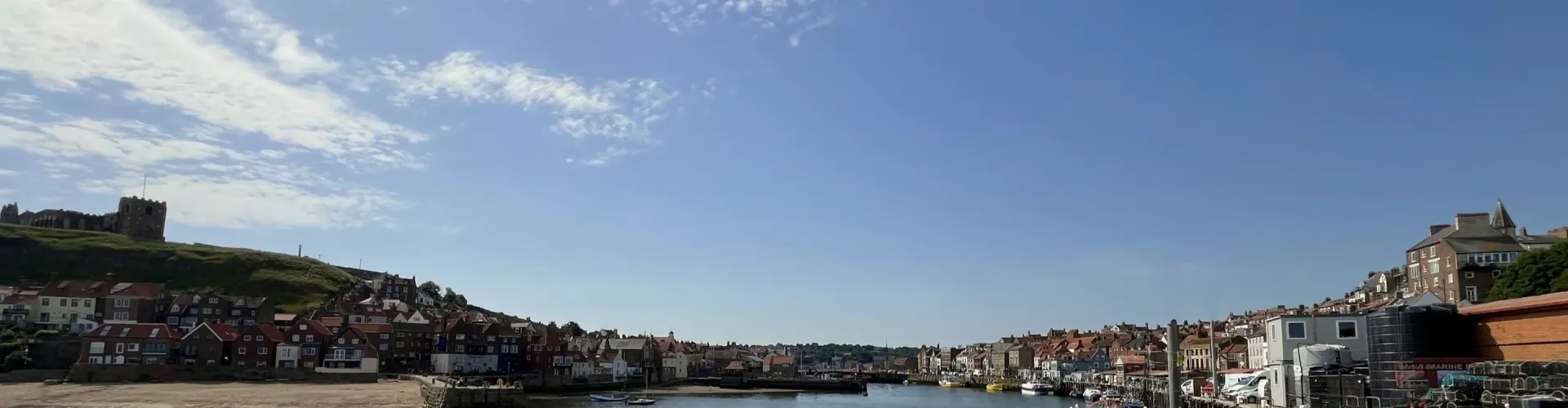 over looking the river esk in Whitby