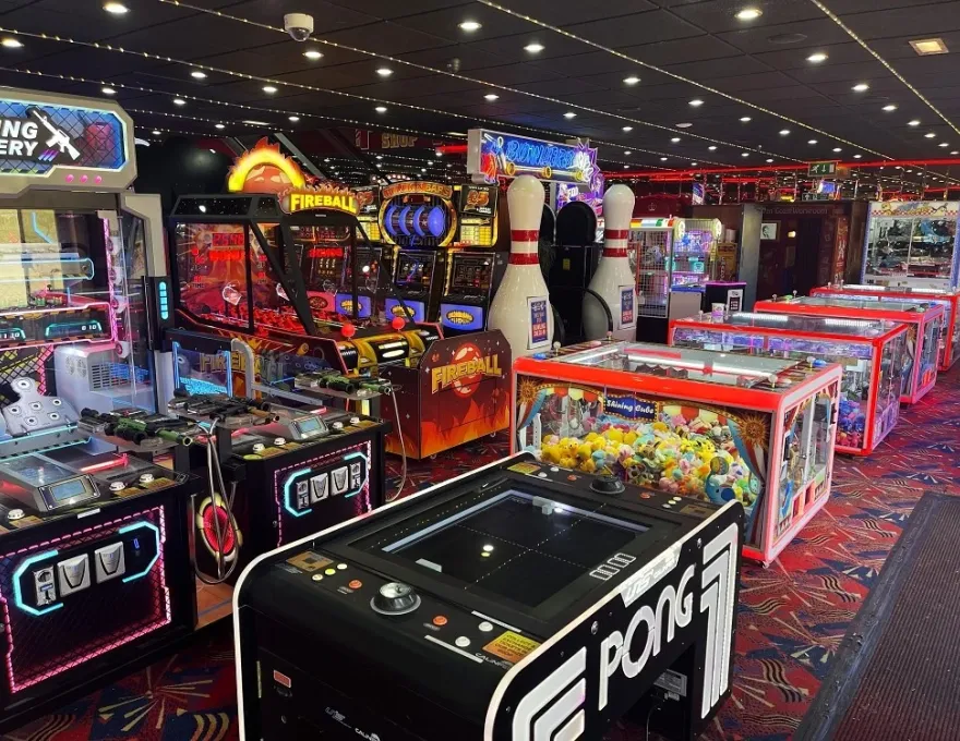 pong tabletop arcade game