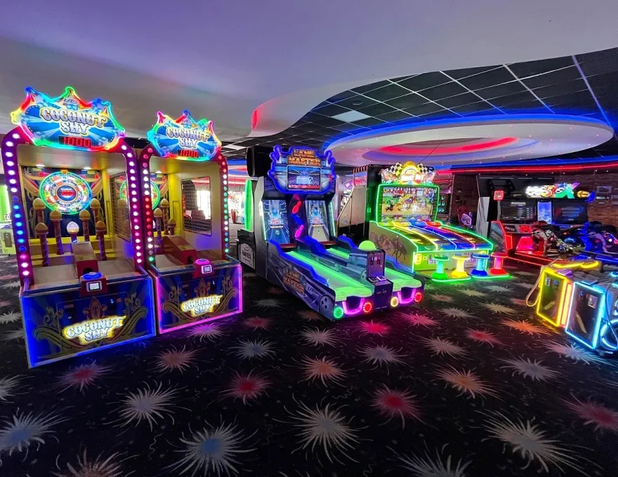 coconut shy ticket arcade game