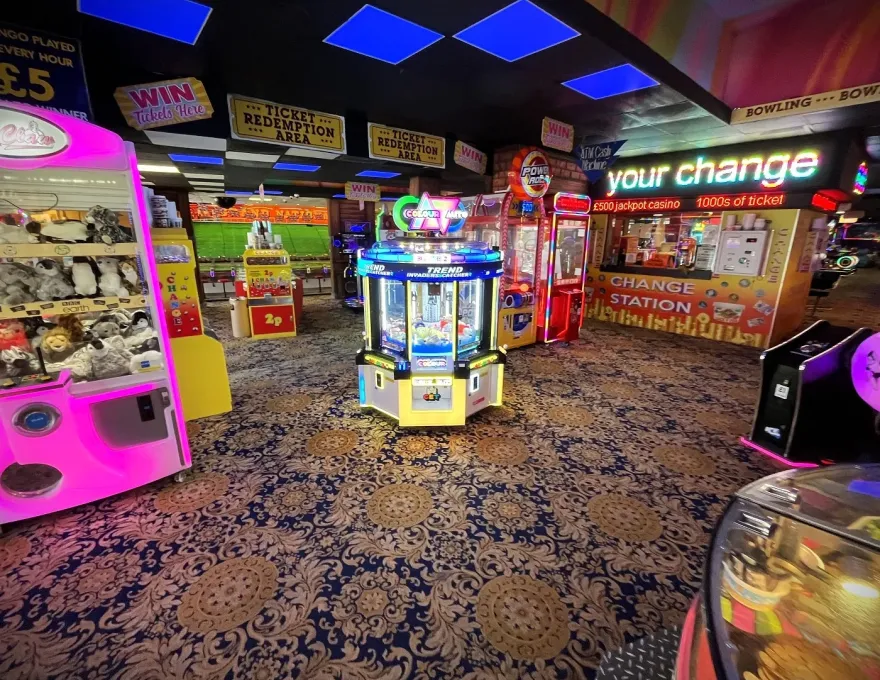 colour auto catcher claw machine