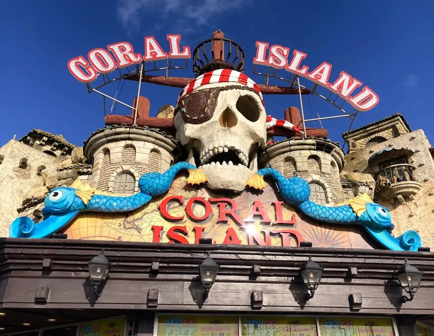 coral island amusement arcade in blackpool