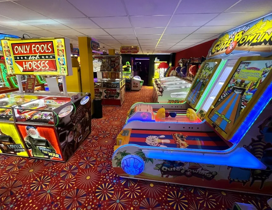cute bowling arcade game