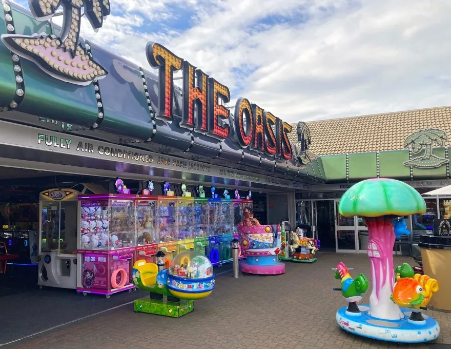 the oasis arcade in hemsby