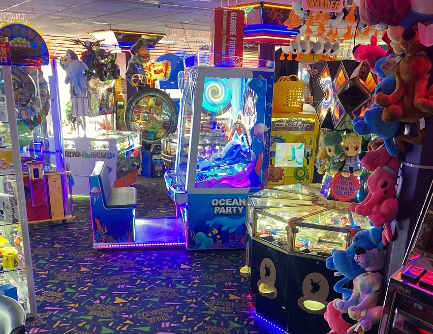 ocean party arcade machine in the mint great yarmouth
