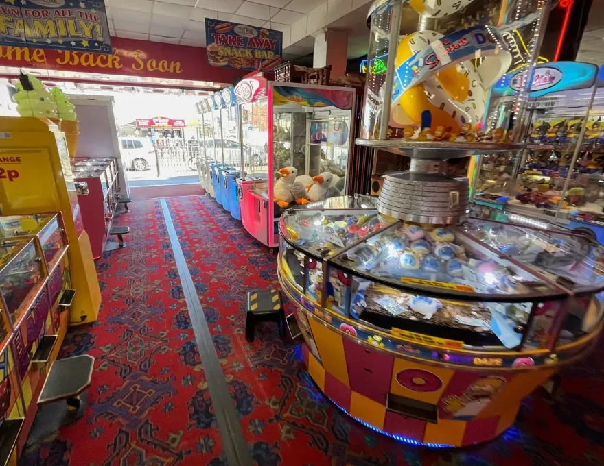 simpsons donut daze 2p machine