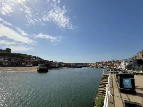 overlooking Whitby Harbour